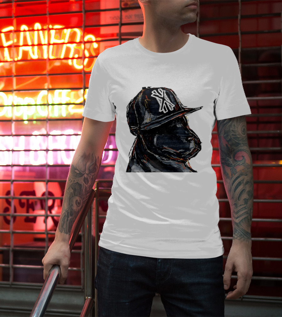 Labrador Retriever New York Yankees All Dogs Go To Heaven Cap T-Shirt