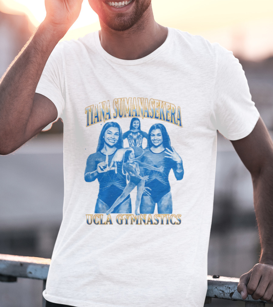 Tiana Sumanasekera UCLA Gymnastics Performance T-Shirt