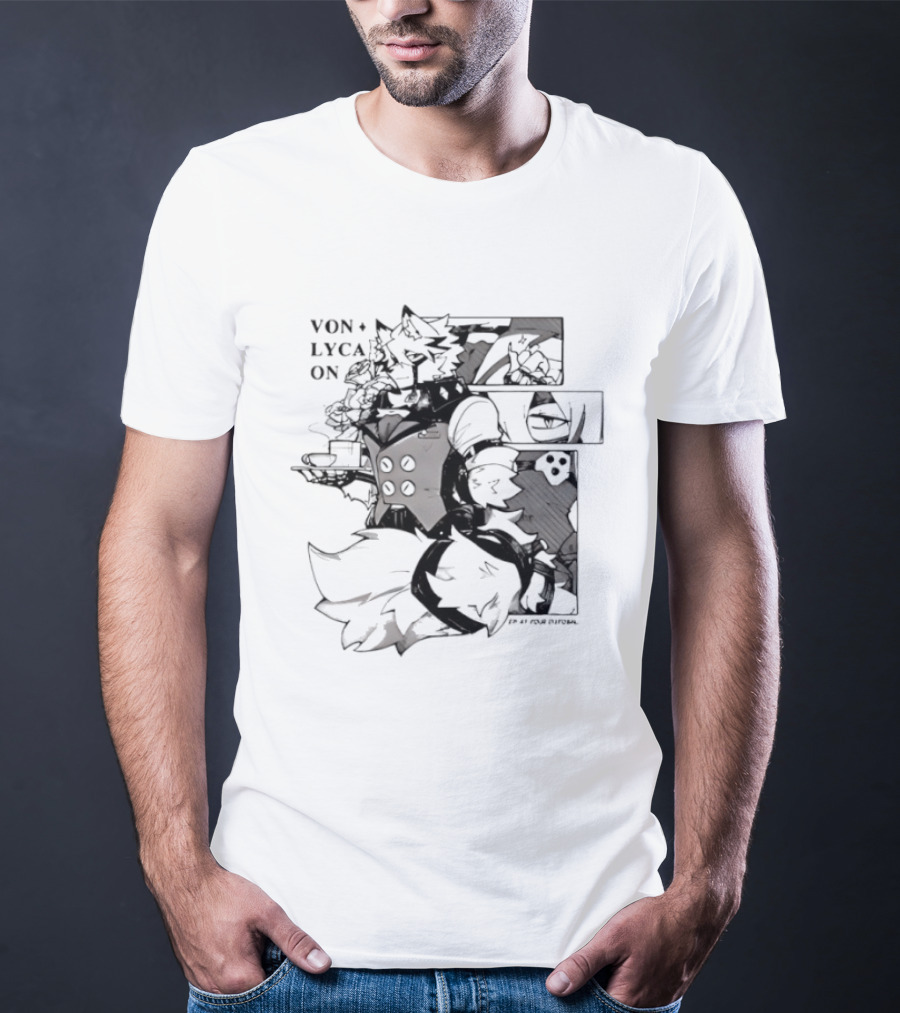 Von Lycaon Comic Collage T-Shirt