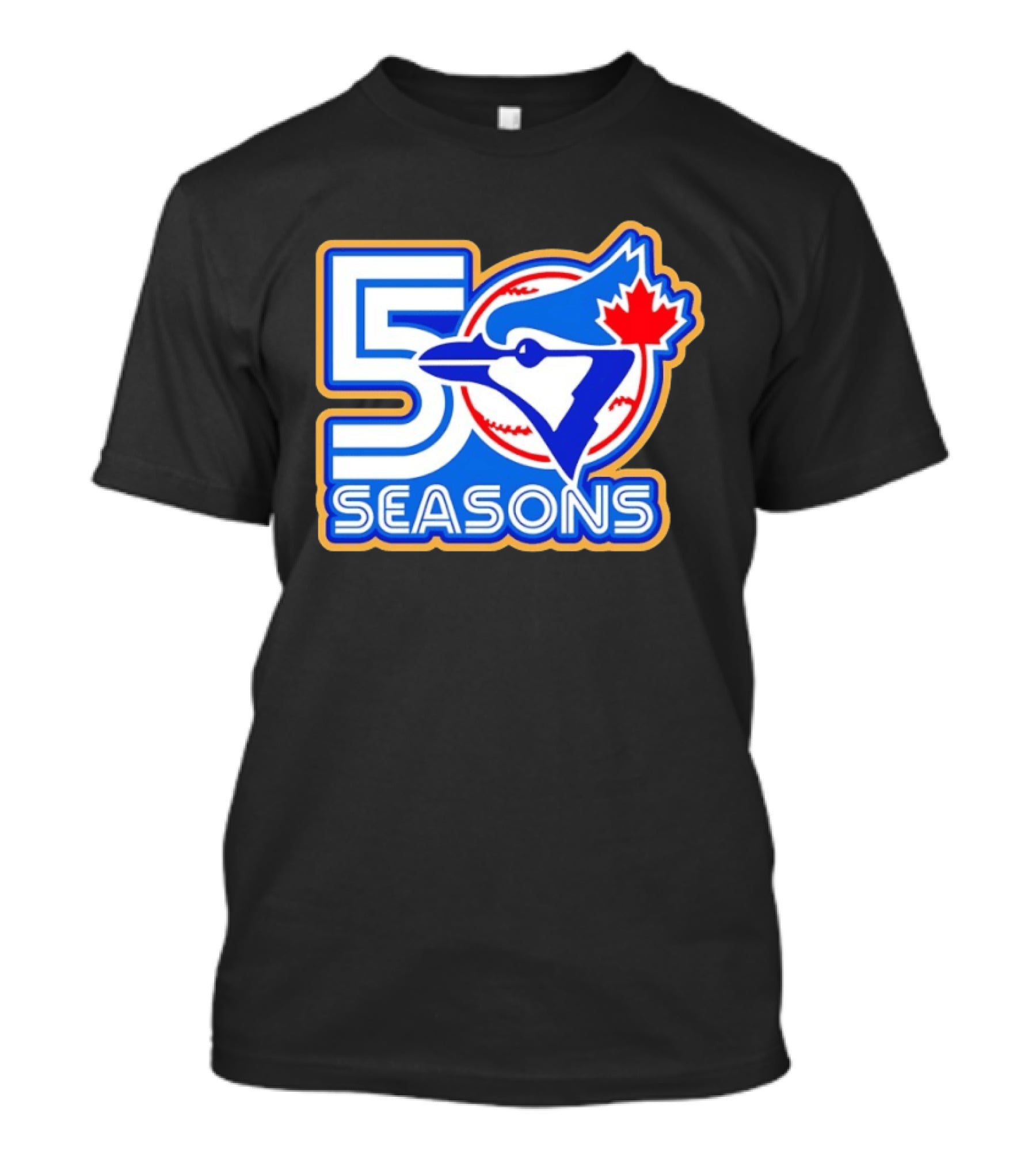 Blue Jays 50 Seasons Anniversary Celebration T-Shirt