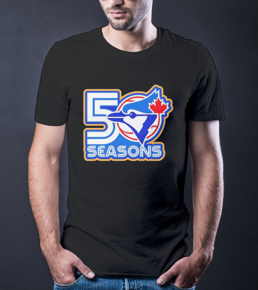 Blue Jays 50 Seasons Anniversary Celebration T-Shirt