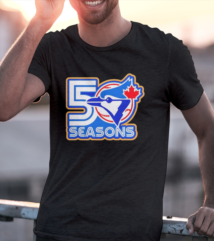 Blue Jays 50 Seasons Anniversary Celebration T-Shirt