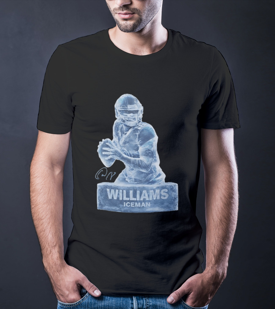 Williams Iceman Chicago Bears Sculpture T-Shirt