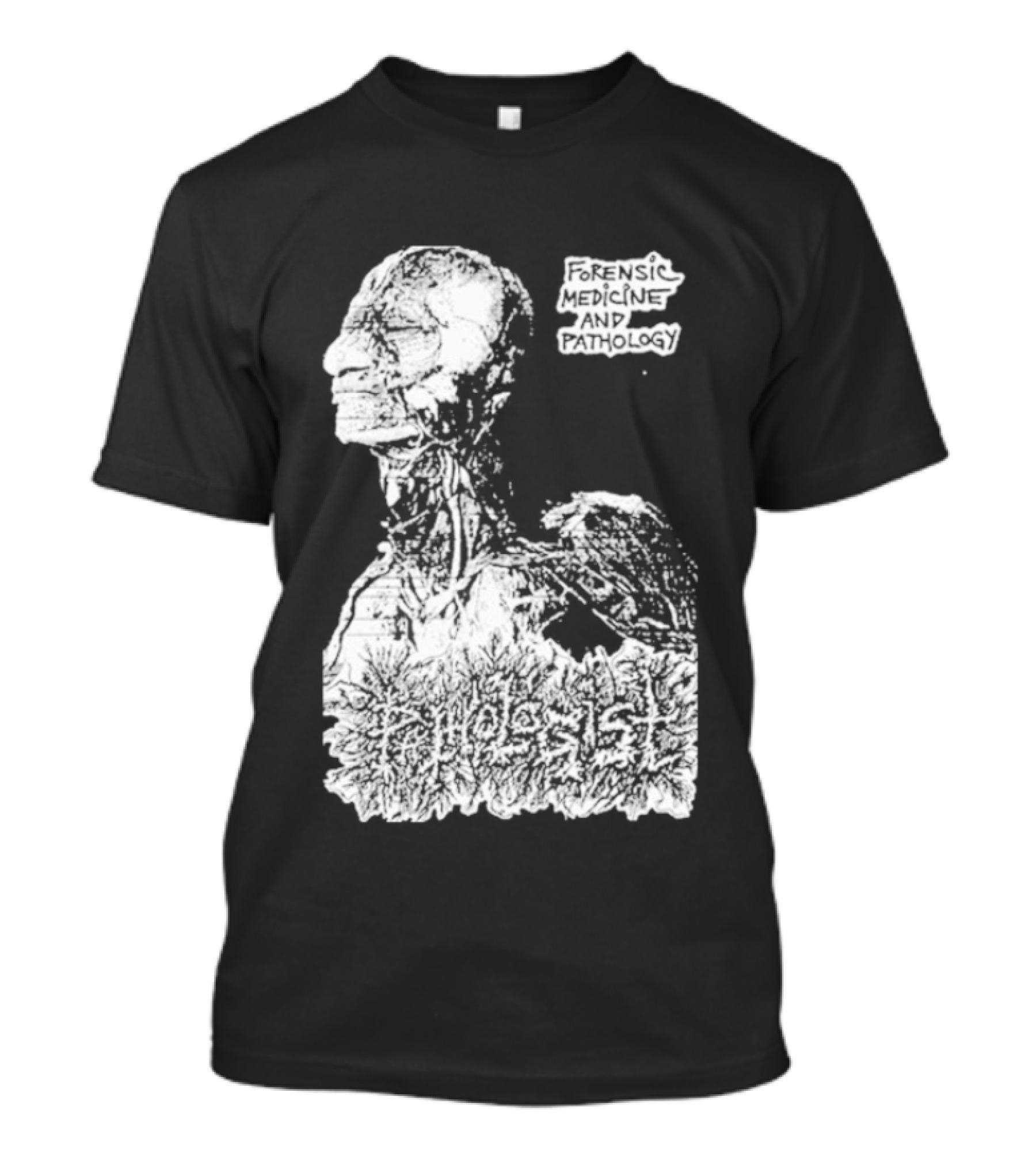 Pathologist Forensic Medicine And Pathology Anatomical Skull And Brain T-Shirt