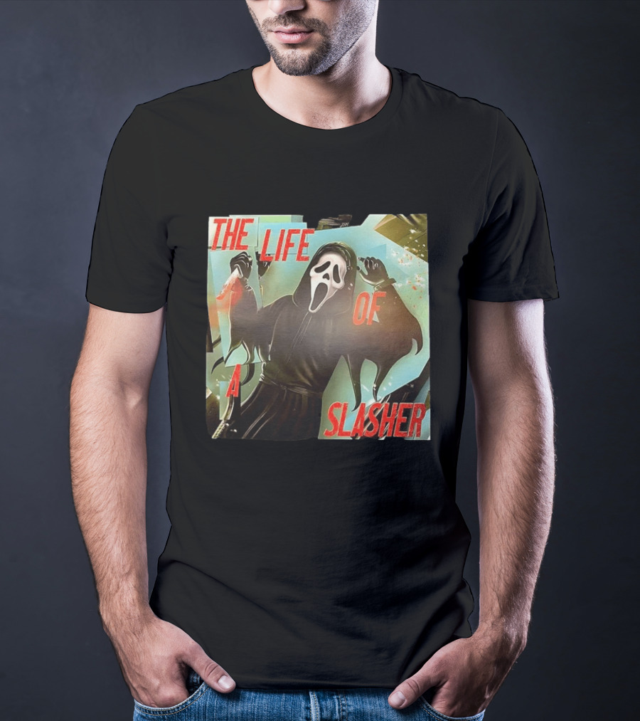 The Life Of A Slasher Ghostface Scream T-Shirt