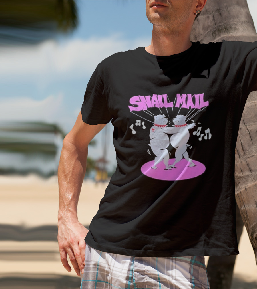 Snail Mail Bulldogs Dance Music Notes Duo T-Shirt