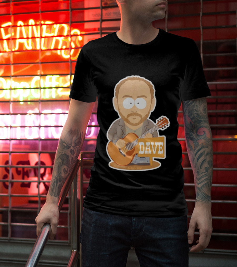 South Park Dave Matthews Band Gorge Crew 2025 Dave Guitar T-Shirt