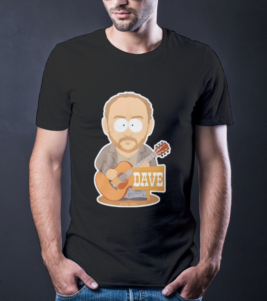 South Park Dave Matthews Band Gorge Crew 2025 Dave Guitar T-Shirt