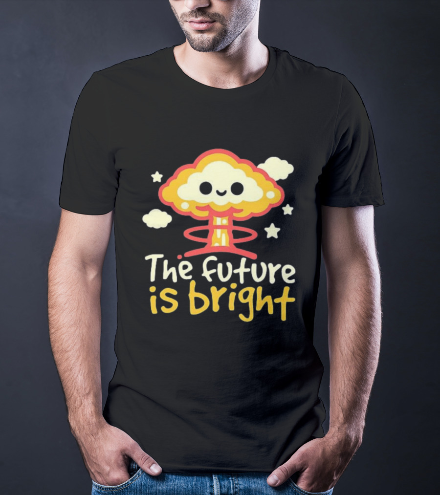 The Future Is Bright Cloud And Stars T-Shirt
