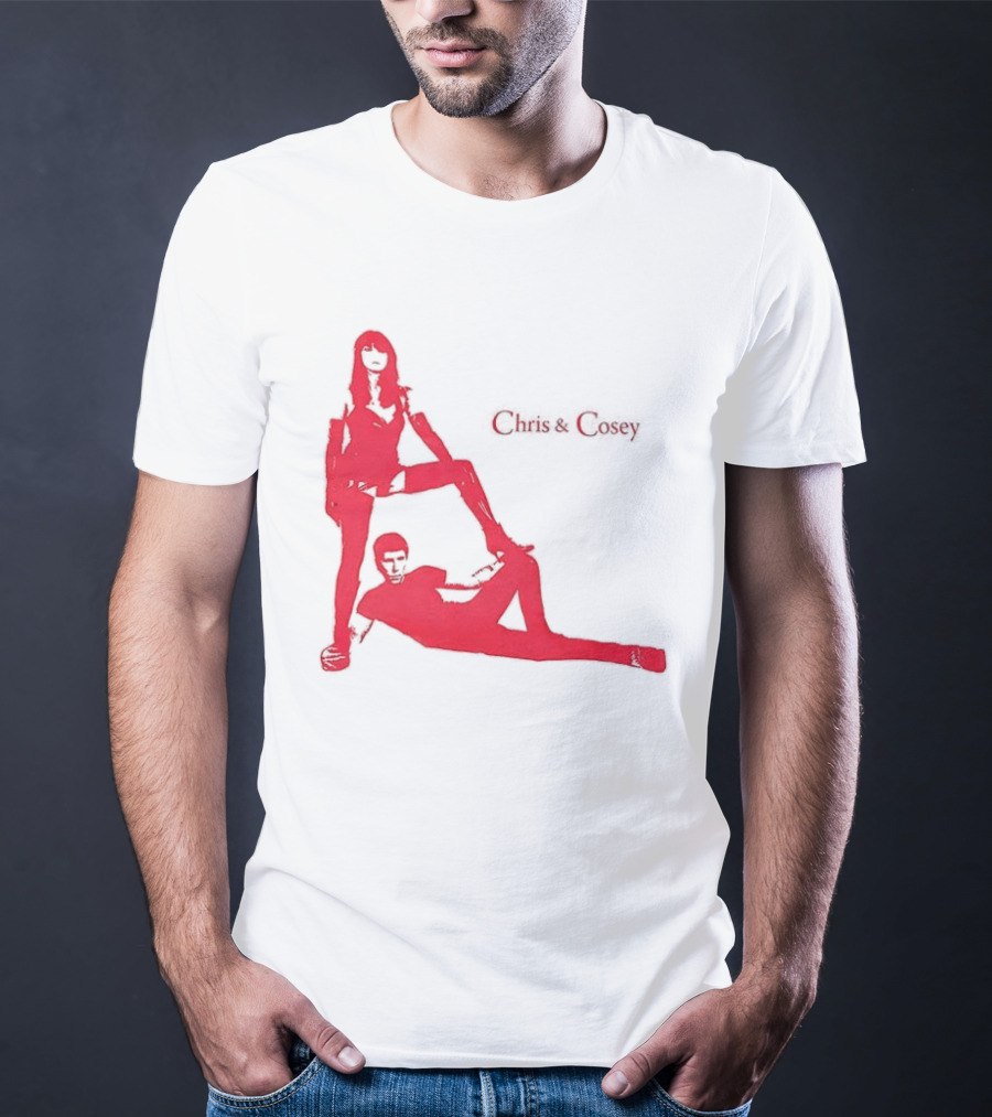 Chris And Cosey Red Silhouette Duo T-Shirt