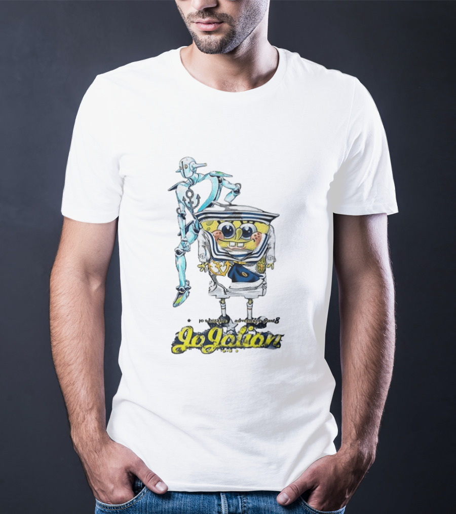 Jo Jolion JoJo's Bizarre Adventure Part 8 Spongebob T-Shirt