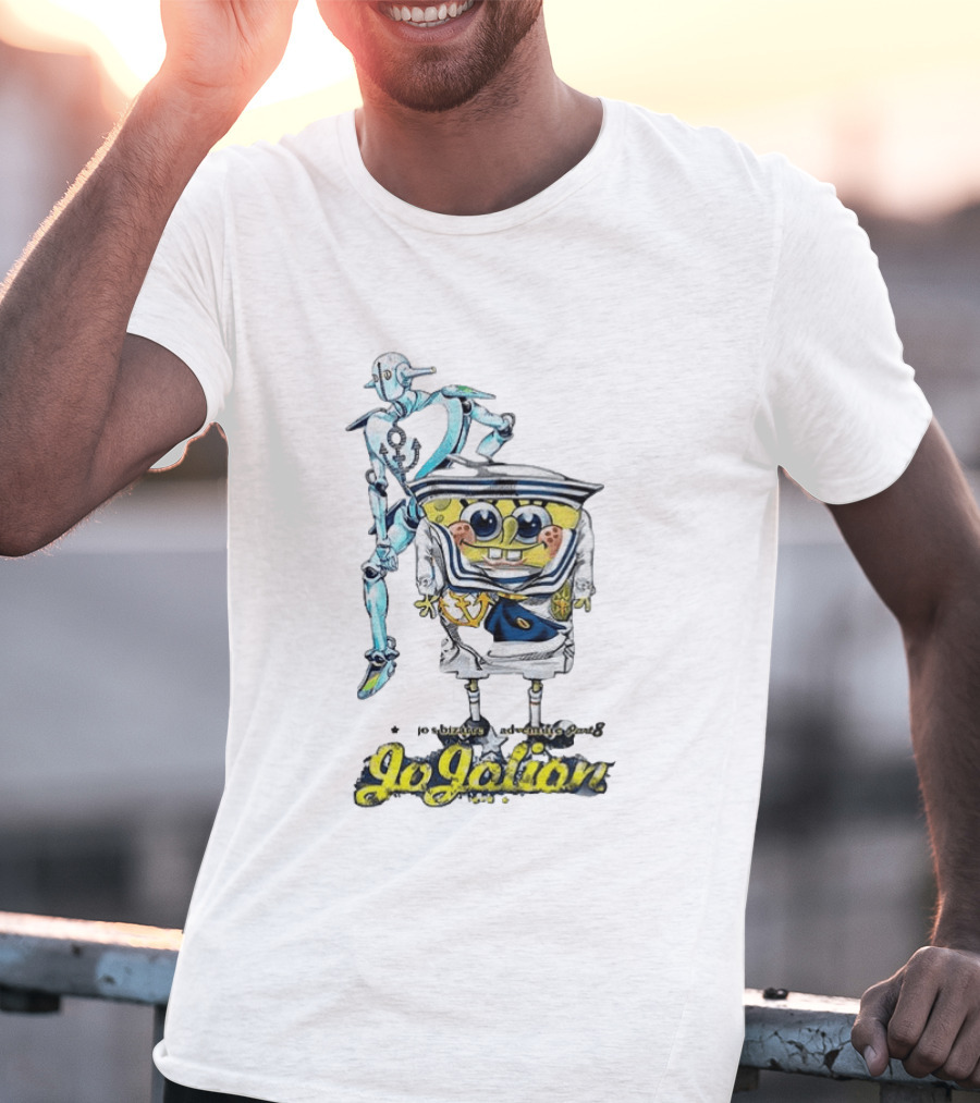 Jo Jolion JoJo's Bizarre Adventure Part 8 Spongebob T-Shirt