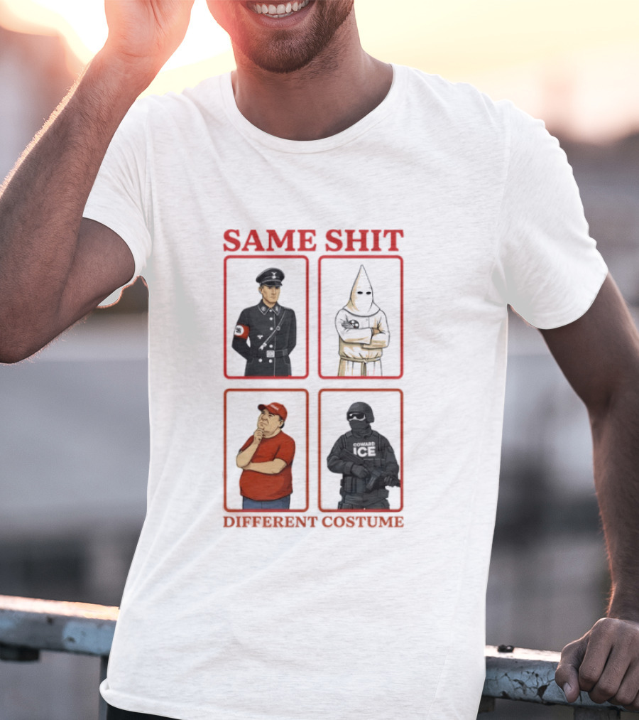 Same Shit Different Costume Anti Coward Ice T-Shirt
