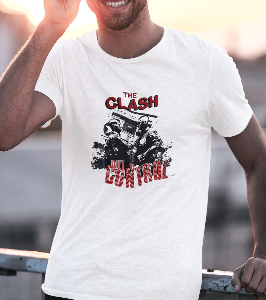 The Clash Out Of Control Riot Scene T-Shirt