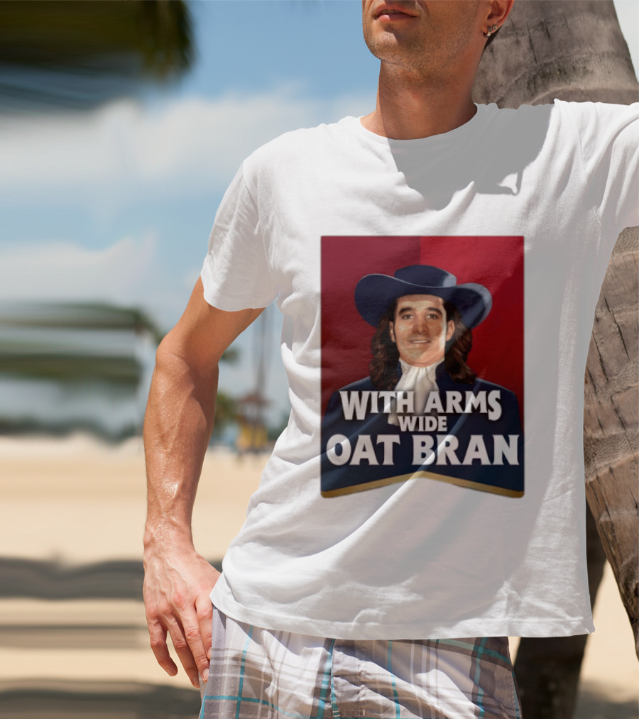 With Arms Wide Oat Bran Quaker T-Shirt