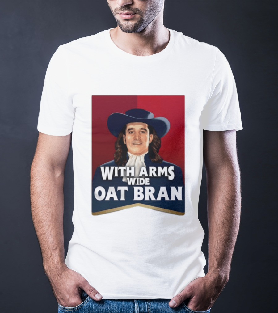 With Arms Wide Oat Bran Quaker T-Shirt