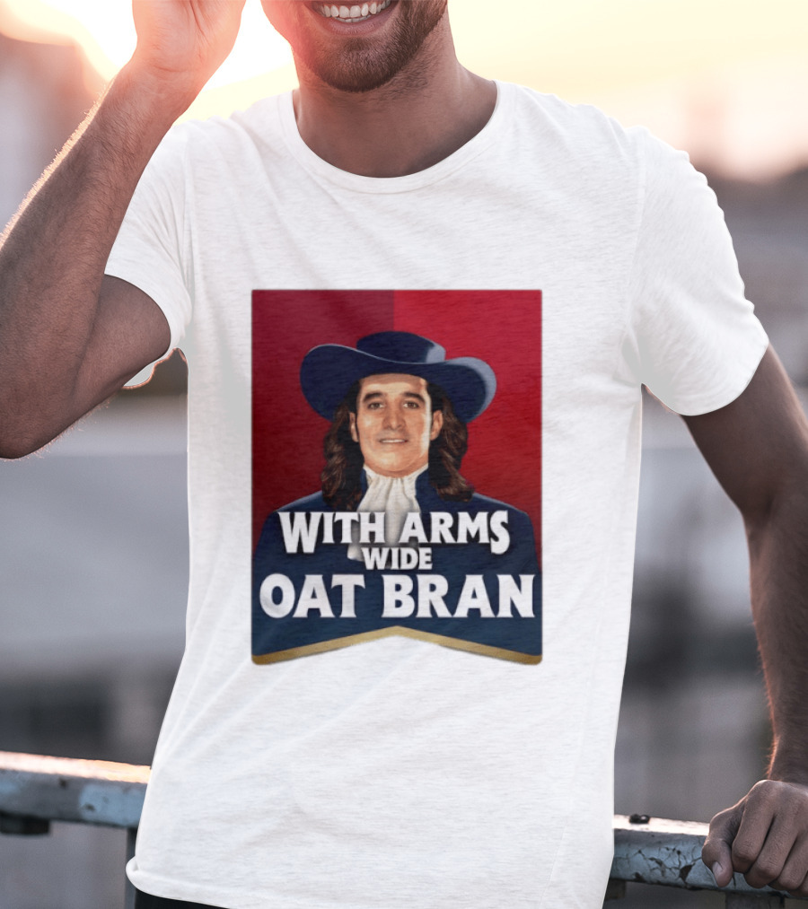 With Arms Wide Oat Bran Quaker T-Shirt