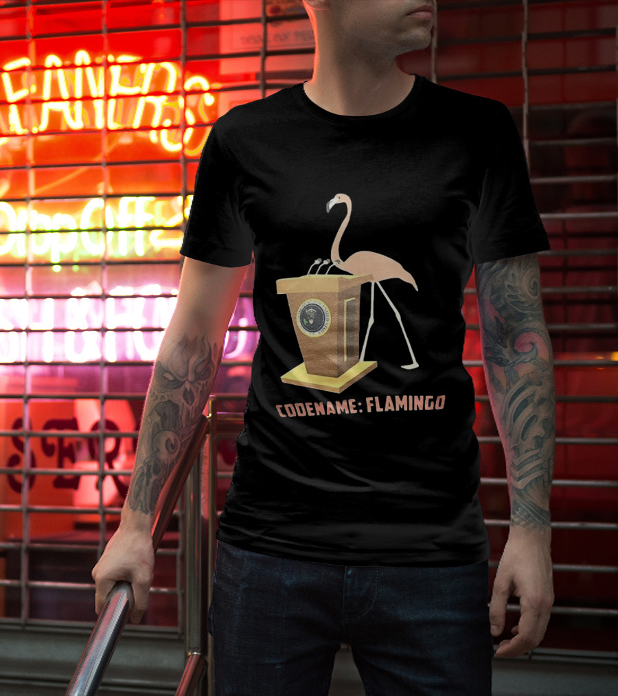 Codename Flamingo Presidential Podium Seal T-Shirt