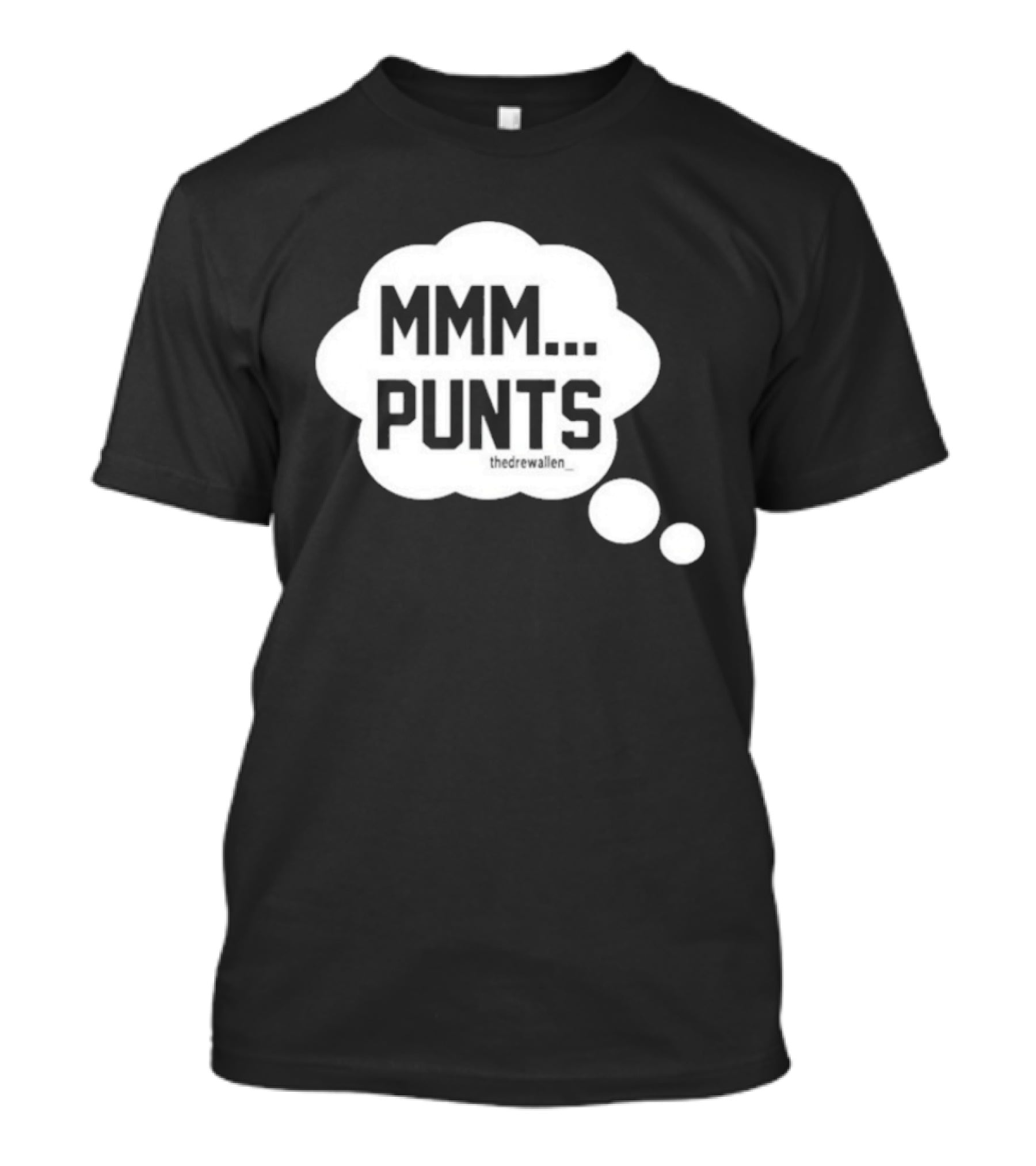 MMM Punts Drew Allen Football Humor T-Shirt