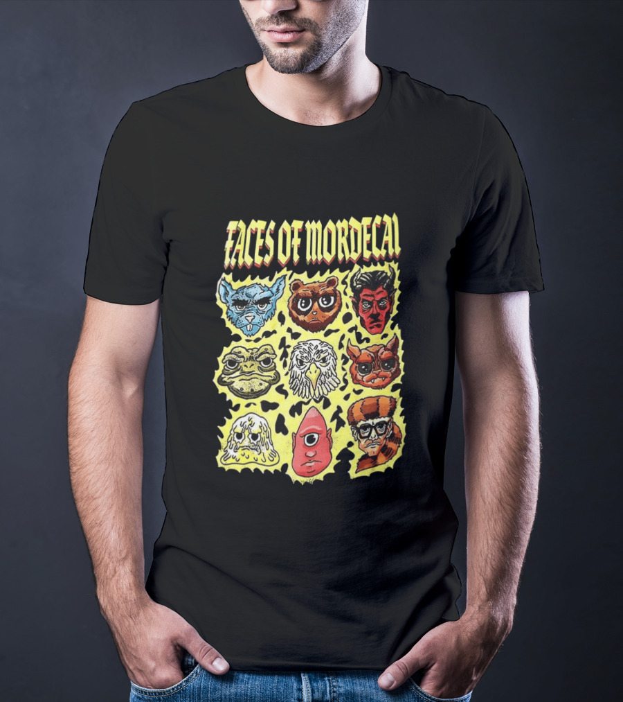 Faces Of Mordecai Dungeon Crawler Carl Compilation T-Shirt