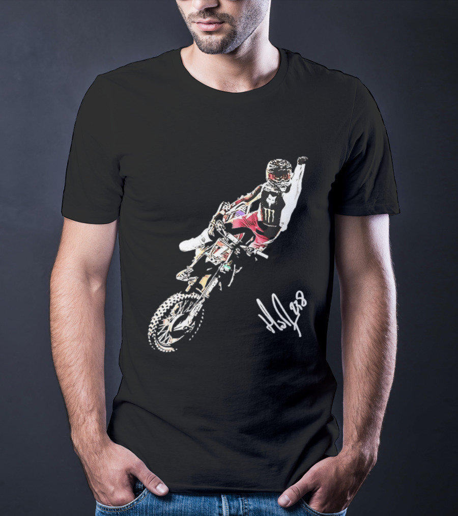 Haiden Deegan Motocross Supercross Back To Back Triumph T-Shirt