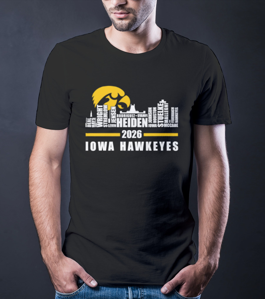 Iowa Hawkeyes 2026 Heiden Skyline T-Shirt