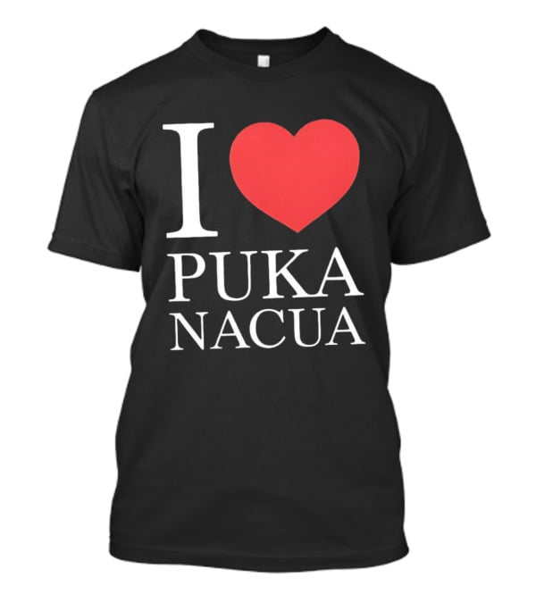 I Love Puka Nacua Los Angeles Rams Football Heart T-Shirt