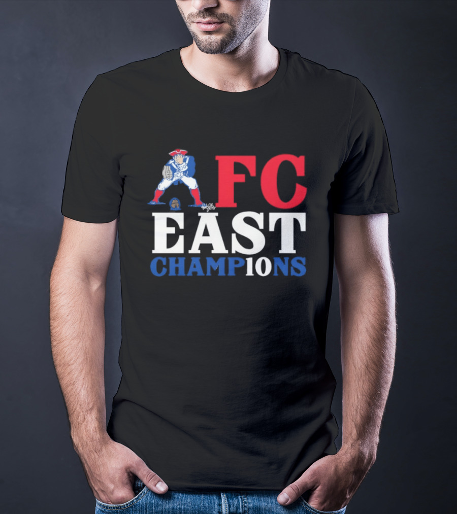 New England Patriots FC East Champions Champ10ns T-Shirt
