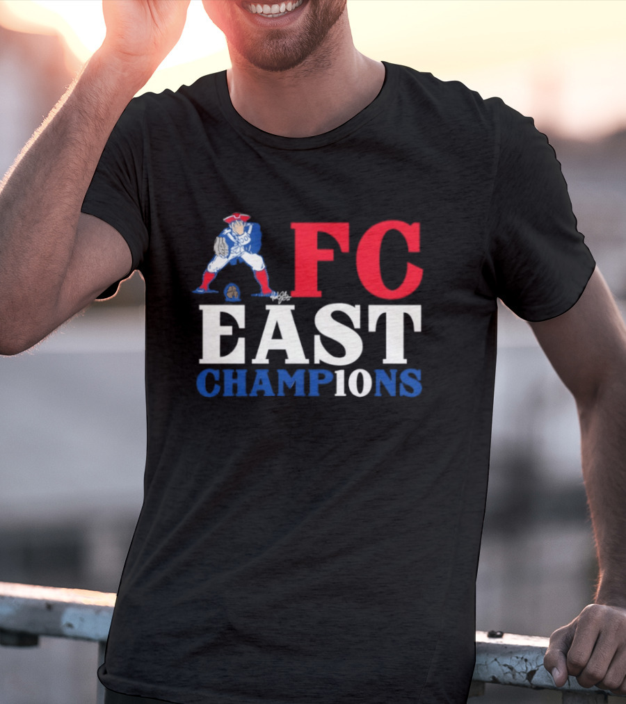 New England Patriots FC East Champions Champ10ns T-Shirt
