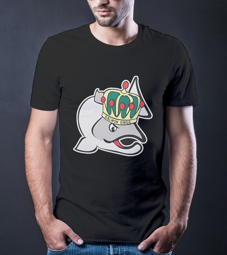 Salmon Kings Crowned Fish Victoria Royals T-Shirt
