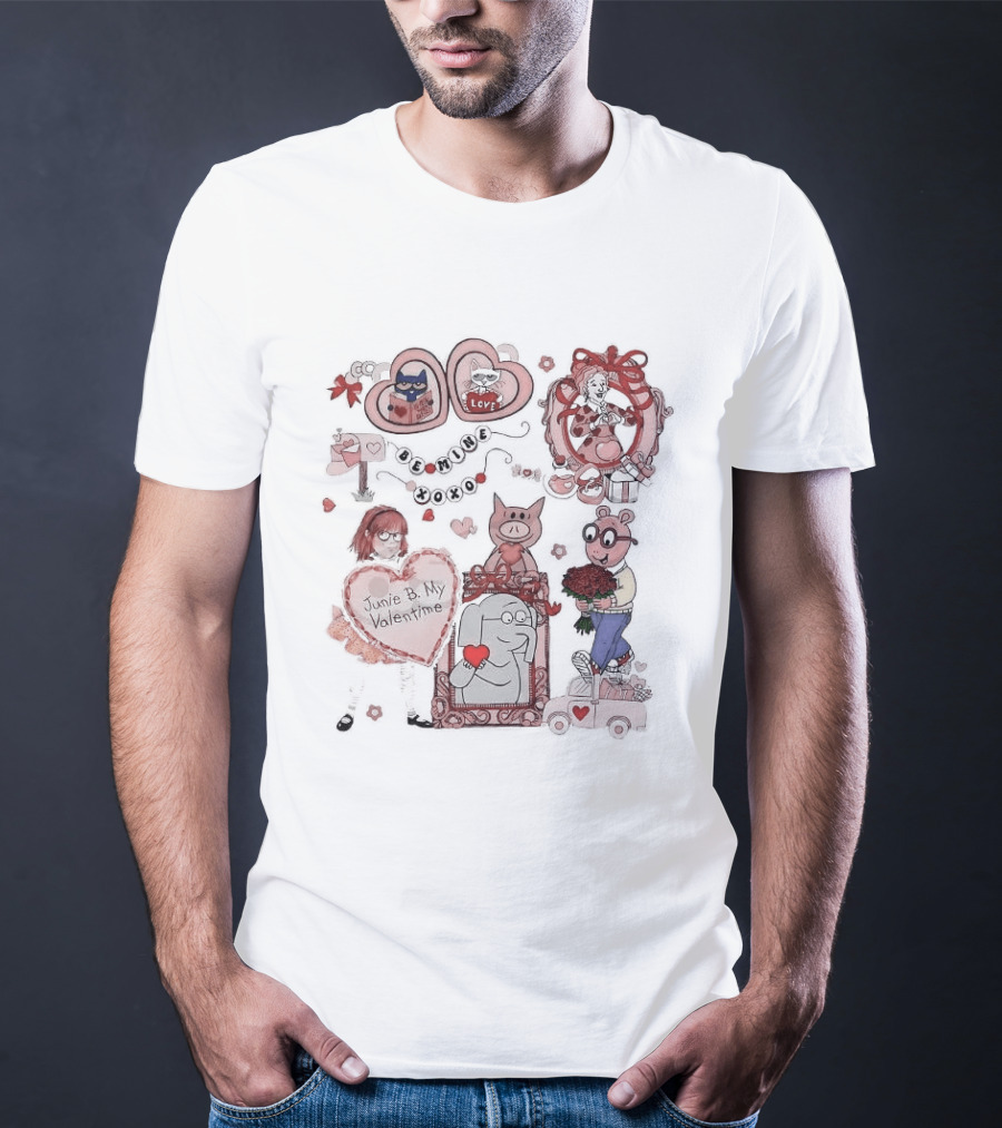 Be Mine XOXO Junie B. Valentine My Valentine Book Club T-Shirt