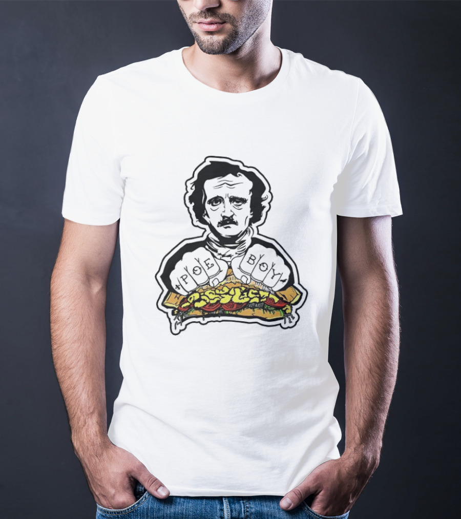 Edgar Allan Poe Poe Boy Sandwich T-Shirt