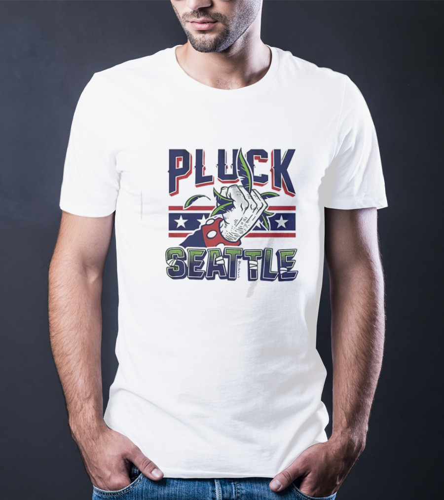 New England Patriots Pluck Seattle Matchup Stars And Stripes T-Shirt