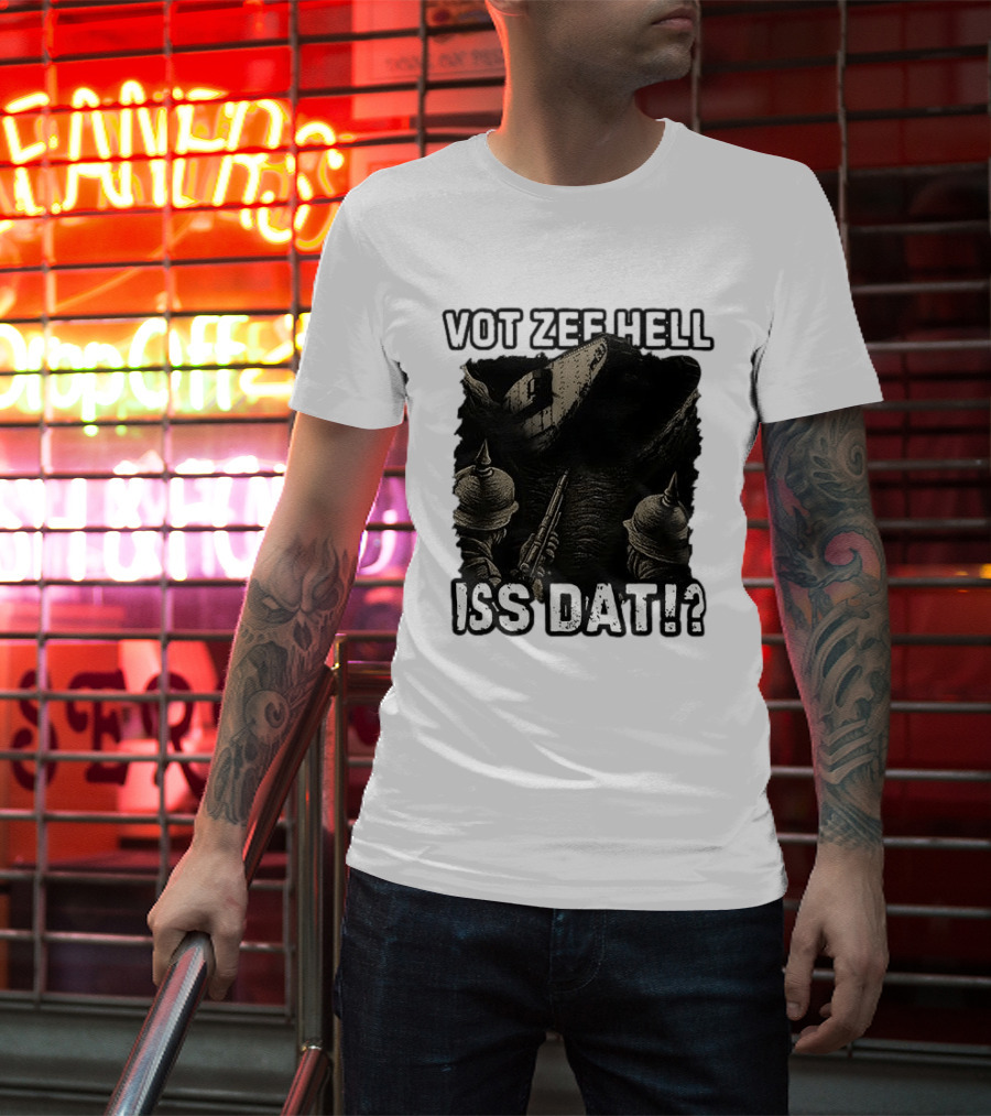 Vot Zee Hell Iss Dat German WWI Tank Reaction T-Shirt