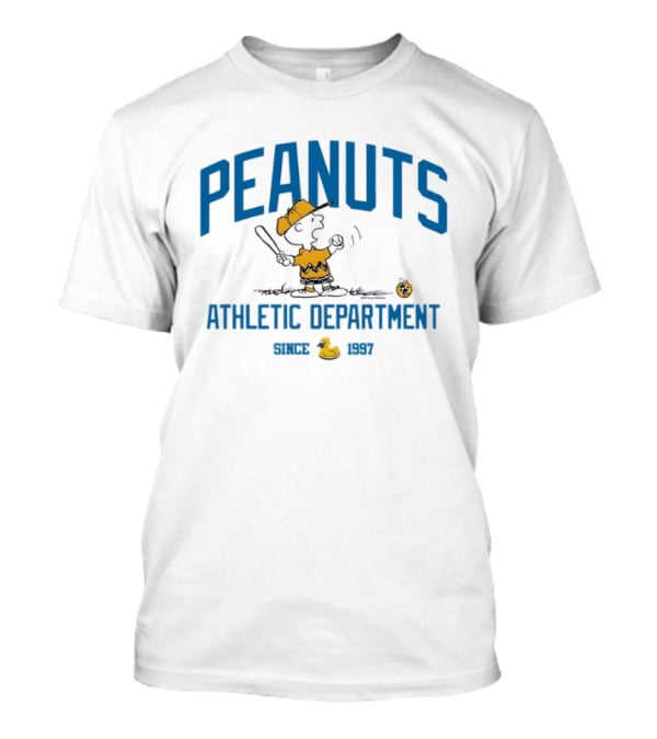 Peanuts Athletic Department Since 1997 Charlie Brown Baseball T-Shirt