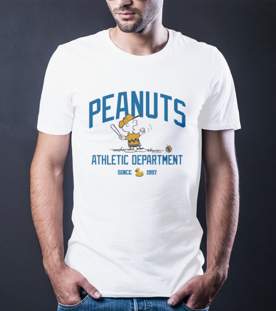 Peanuts Athletic Department Since 1997 Charlie Brown Baseball T-Shirt