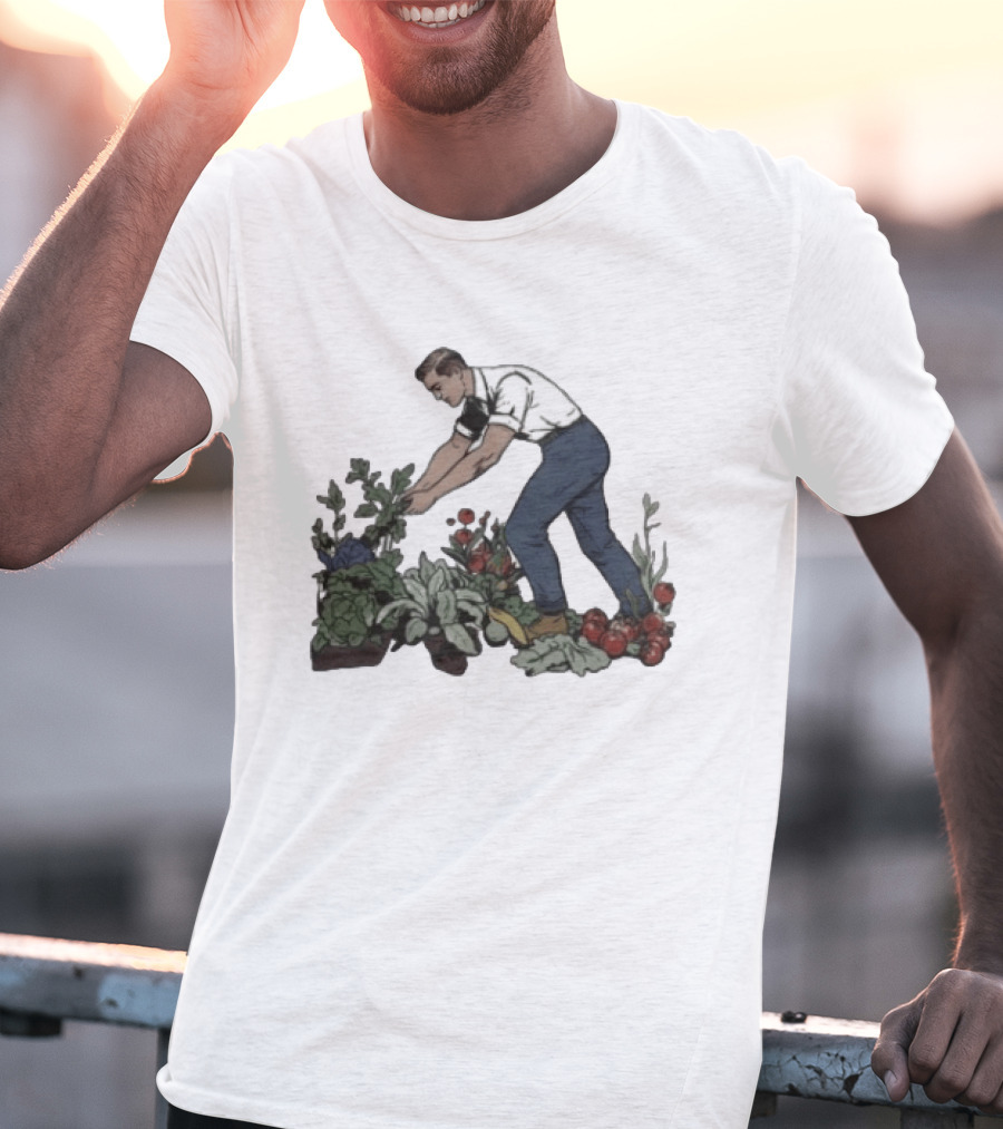 Alexander Skarsgard Gardening Vegetables Scene SNL T-Shirt