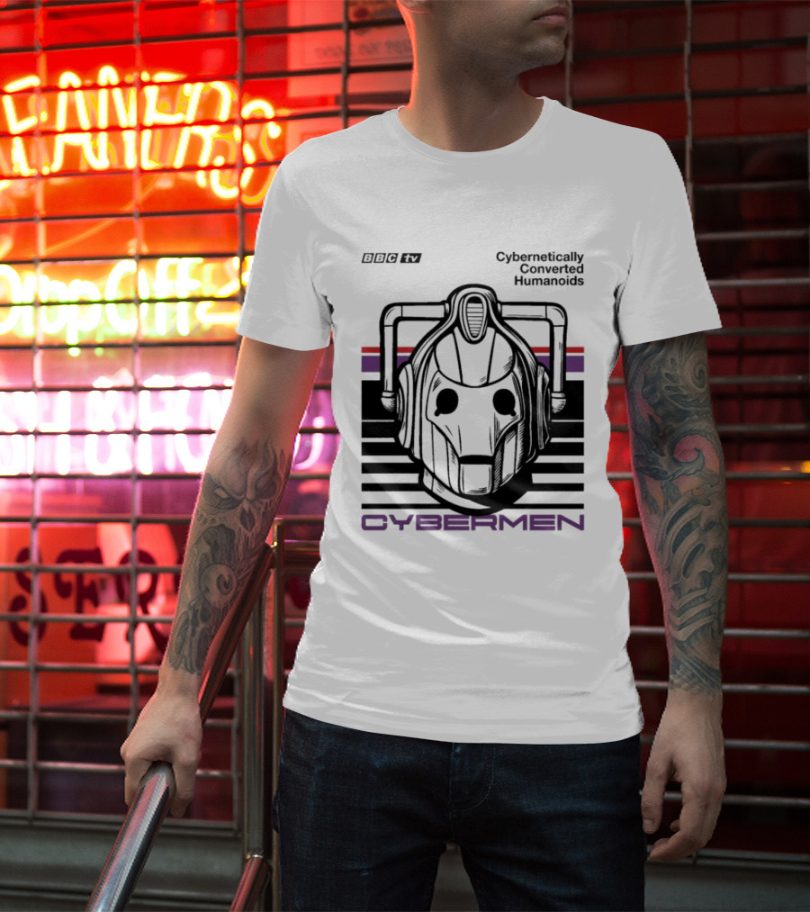 BBC TV Cybermen Cybernetically Converted Humanoids T-Shirt