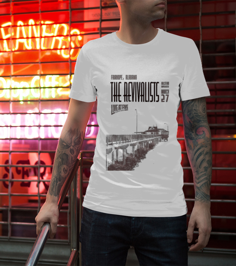 The Revivalists March 27 2026 Fairhope Alabama Steamboat T-Shirt