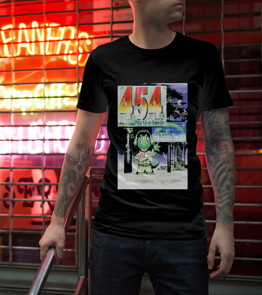 454 Pig The Gemini North America Tour 2026 Los Angeles Teragram Ballroom Feb 4 T-Shirt