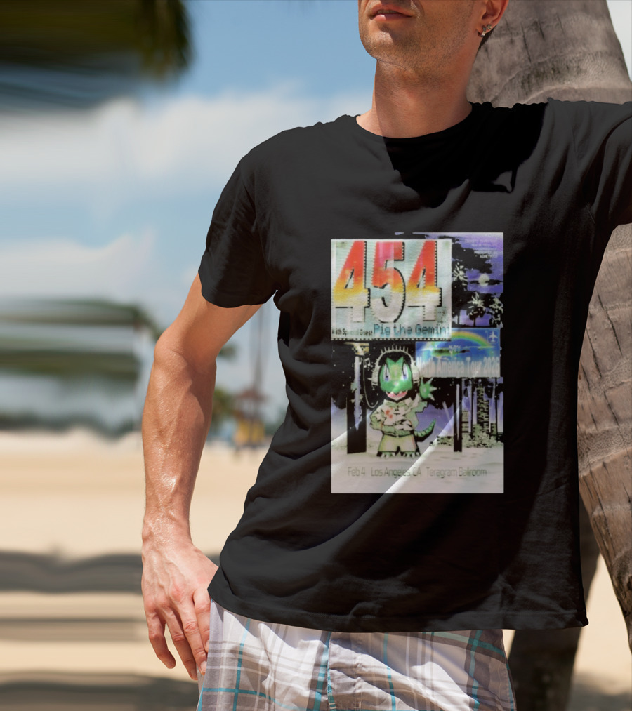 454 Pig The Gemini North America Tour 2026 Los Angeles Teragram Ballroom Feb 4 T-Shirt