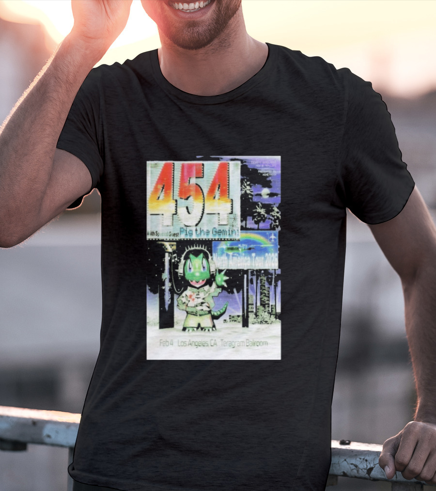 454 Pig The Gemini North America Tour 2026 Los Angeles Teragram Ballroom Feb 4 T-Shirt