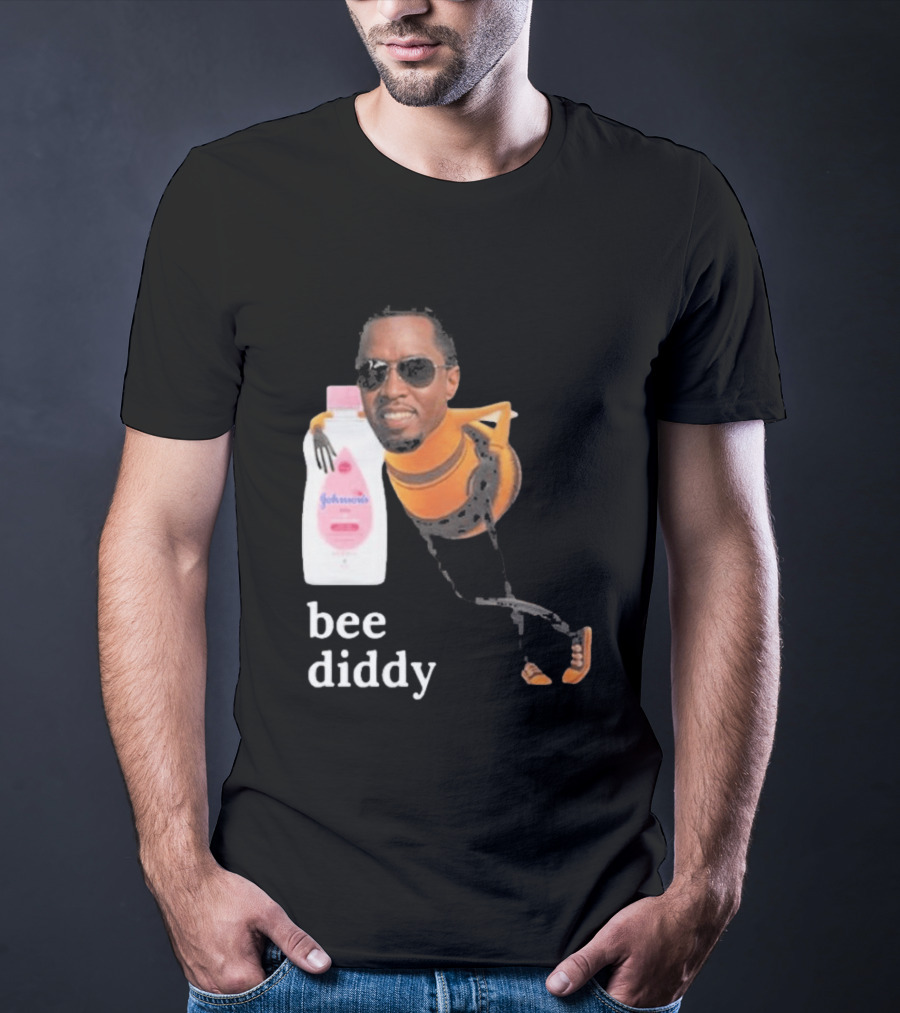 Bee Diddy Sean Combs Baby Oil Johnson's T-Shirt