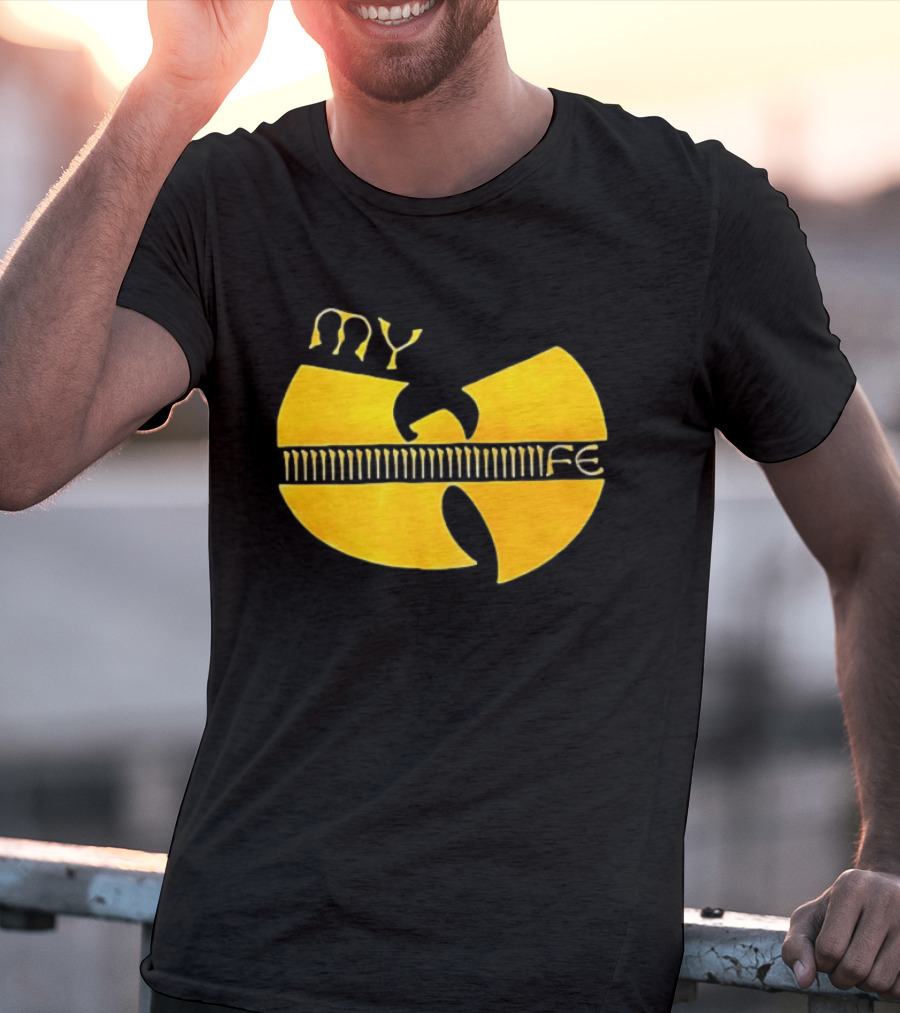 Yellow Wu Tang Clan My Life Symbolic Tribute Collaboration T-Shirt
