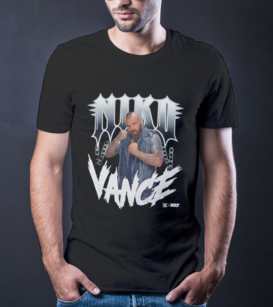 Niko Vance WWE NXT Spikes Chains Tattoo T-Shirt