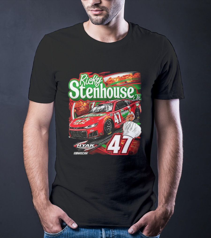 Ricky Stenhouse Jr NASCAR 47 Hyak Motorsports Racing Car T-Shirt