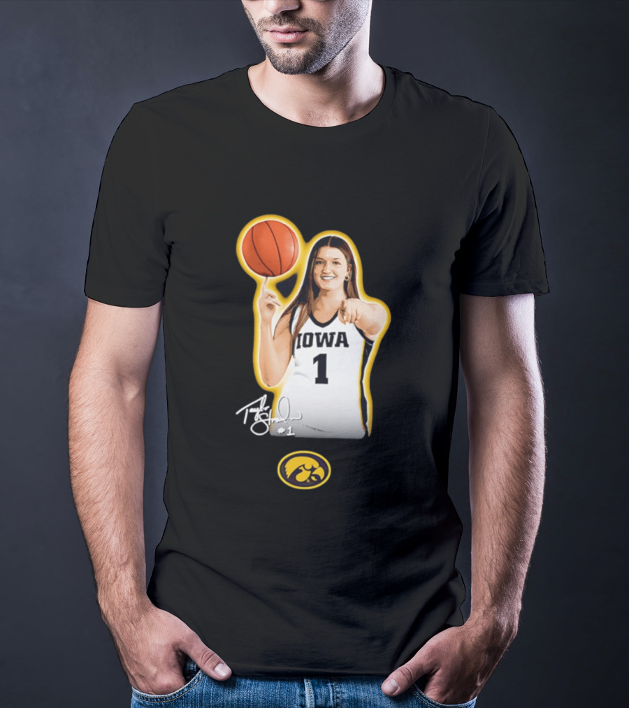 Taylor Stremlow Iowa Hawkeyes Basketball #1 T-Shirt