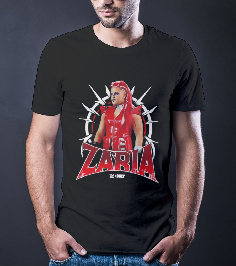 Zaria WWE NXT Red Spikes Ensemble T-Shirt
