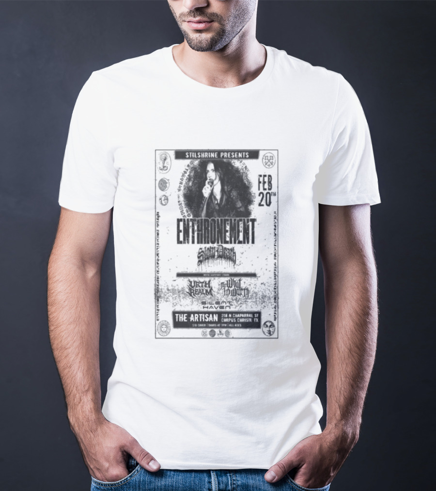 Enthronement Corpus Christi TX February 20 2026 Artisan Distilleries Event T-Shirt