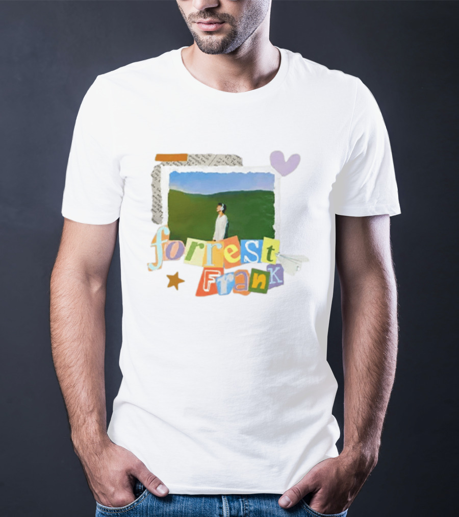 Forrest Frank Collage Style Pastel Colors With Nature T-Shirt